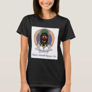 Women's Lotus Flower Tibetan Mastiff Logo T-shirt