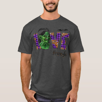 Womens Love halloween scary art Honey autumn gift T-Shirt