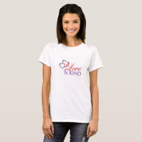 Women's Love is Kind Logo Basic T-shirt