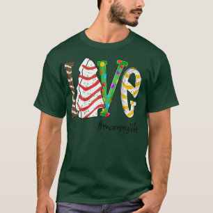 Womens Love Mammylife Christmas Grandma Gift Sweet T-Shirt