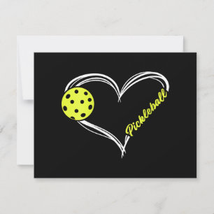 Womens Love Pickleball - cute pickleball match, I Holiday Card