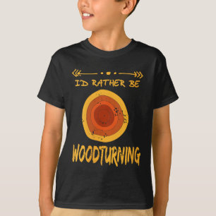 Womens Love Spending Time Woodturning Humor Retro T-Shirt