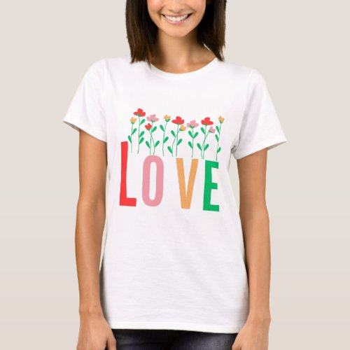 Womens Love T_Shirt Design 