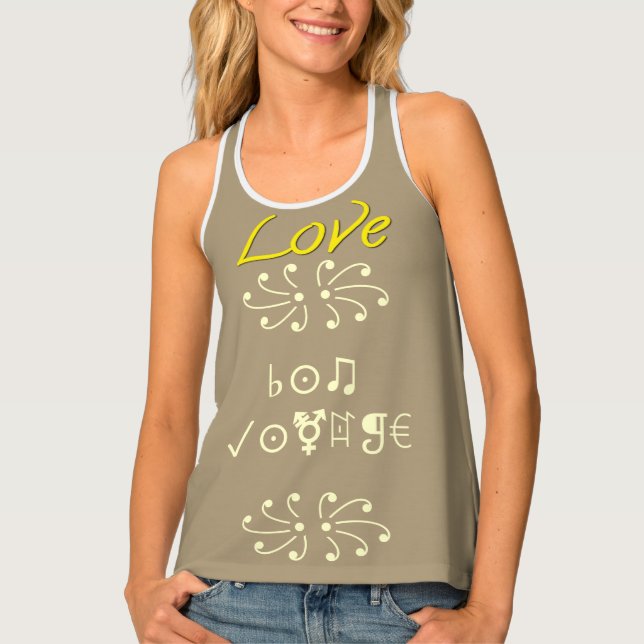 Women's  Love Tank Top (Front)