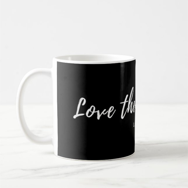 Womens Love Them Anyway Luke 23 34 Christian Jesus Coffee Mug (Left)