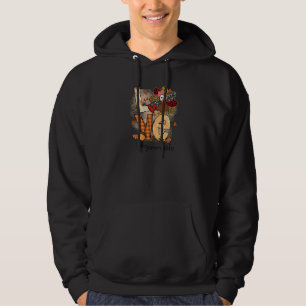 Womens Love Turkey Gammie Life Thanksgiving Fall W Hoodie