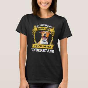 Womens Lovely Dog Holder Dog Lover Pittie Pitbull  T-Shirt