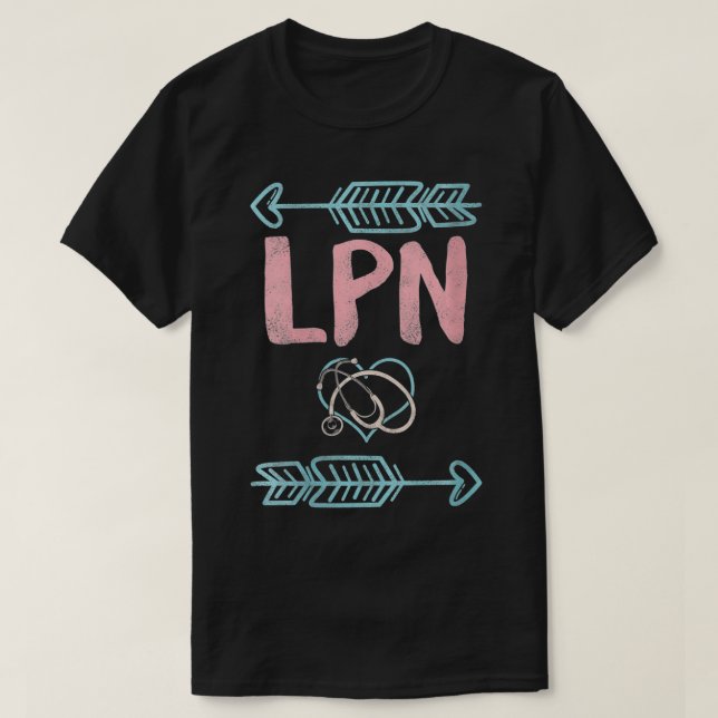 Womens LPN Licensed Practical Nurse Graduation Nur T-Shirt (Design Front)