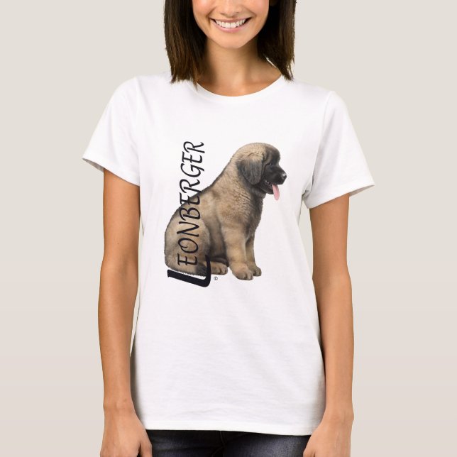 Women's Ludwig the Leonberger Puppy T-Shirt (Front)