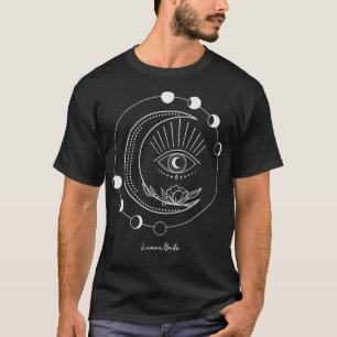 Womens Lunar Babe Esoteric Astrology Moon Phase Ag T-Shirt