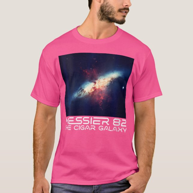 Womens M82 Cigar Galaxy Messier Object 82 Space -  T-Shirt (Front)