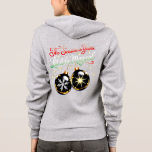 Women's Magical Christmas Ornament Cozy Festive Wi Hoodie