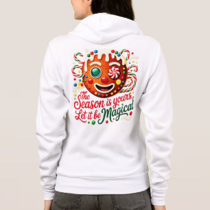 Women's Magical Gingerbread Cozy Christmas Pullove Hoodie