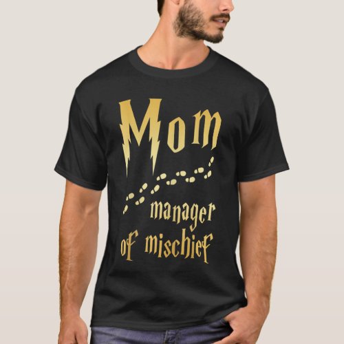 Womens Magical Mom Manager of Mischief T_Shirt