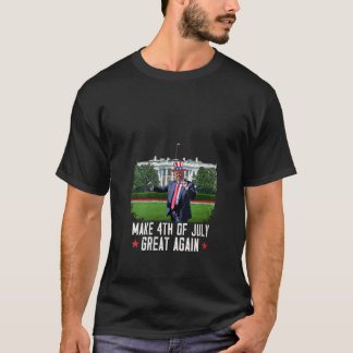 Womens Make 4th Of July Great Again Trump Daddys H T-Shirt