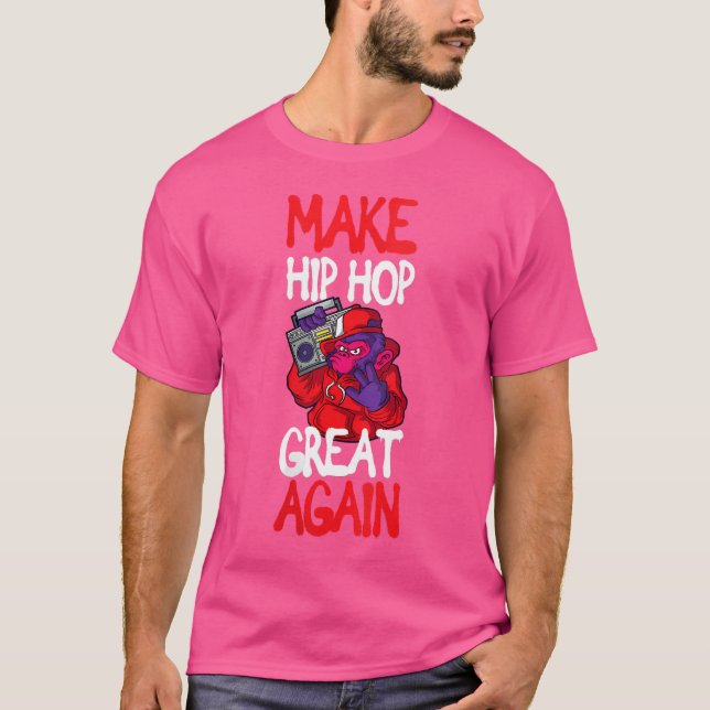 Womens Make Hip Hop Great Again T-Shirt (Front)