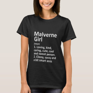 Womens Malverne Girl Ny New York Funny City Home R T-Shirt