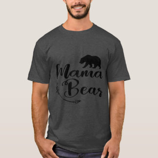 Womens Mama Bear  Mom Life - Cute Top Gifts Boho A