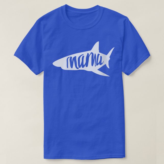 Womens Mama Shark cool design  T-Shirt (Design Front)