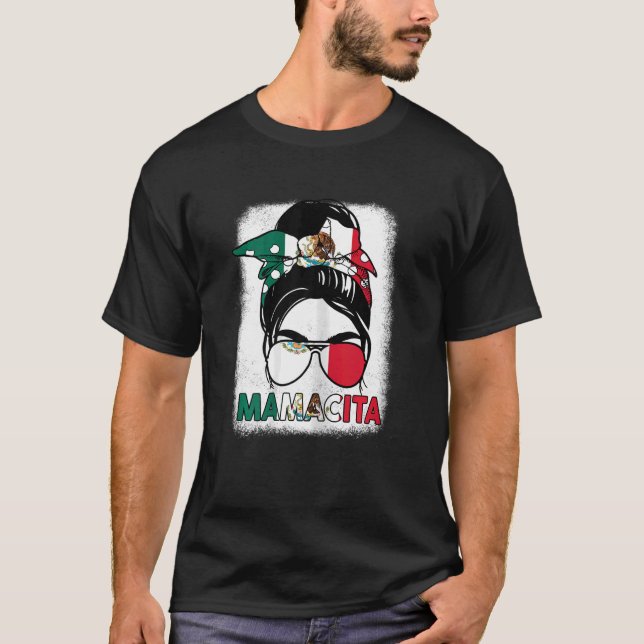 Womens Mamacita Mexico Independence Day Pride Mexi T-Shirt (Front)