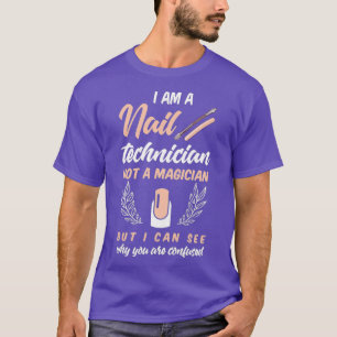 Womens Manicurist Shirt Funny Nail Tech Quote