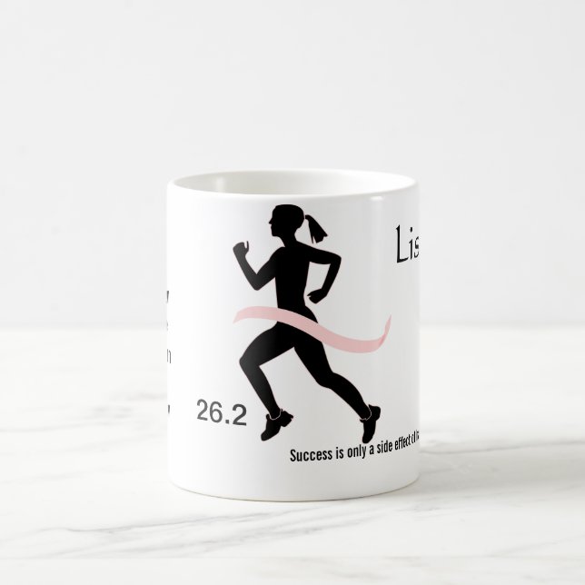 Women's Marathon Mug Pink Ribbon (Center)
