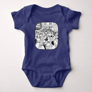 Women's March Chicago Infant's One Piece Baby Bodysuit by Nathan_Tolzmann_Art at Zazzle