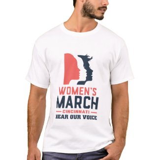 Women's March Cincinnati Hear Our Voice T-Shirt