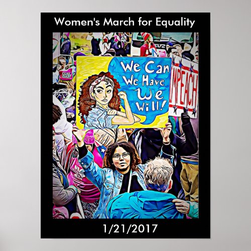 Womens March for Equality Poster