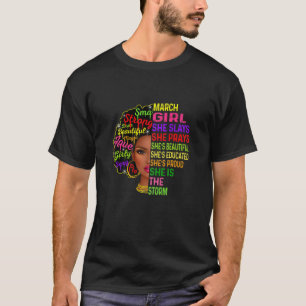Womens March Girl She Slays T-Shirt