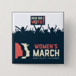 Women&#39;s March Kern Button Ii at Zazzle
