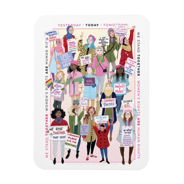 Women's March Magnet (Vertical)