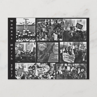 Women's March Memorabilia Postcard