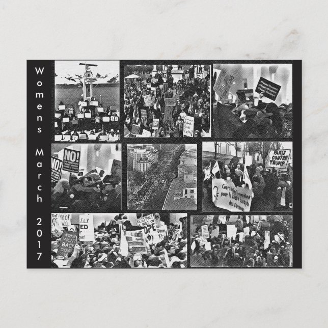 Women's March Memorabilia Postcard (Front)