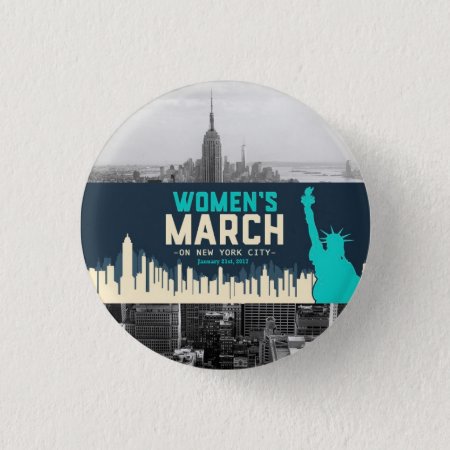 Women's March On Nyc Button