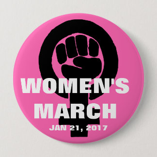 WOMEN'S MARCH ON WASHINGTON, JAN 21, 2017 BUTTON