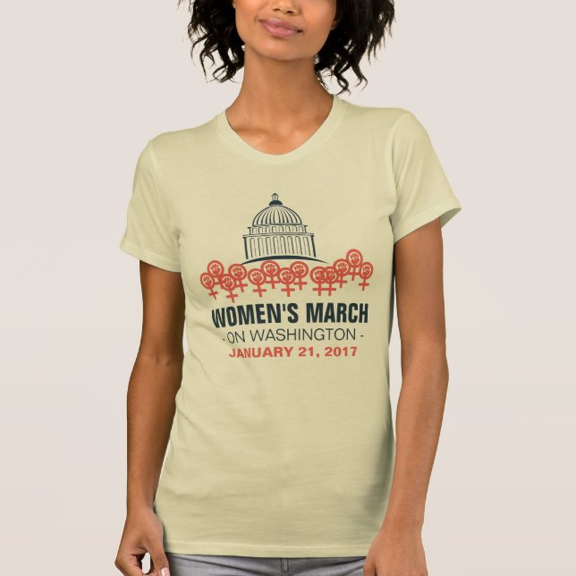 Women's March On Washington Solidarity T-Shirt (Front)