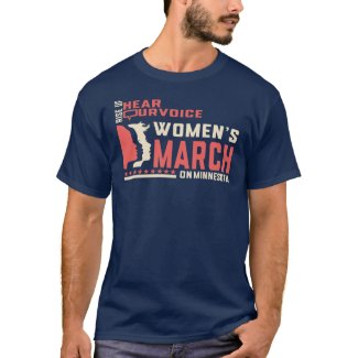 Women's March Rise Up On Minnesota T-Shirt