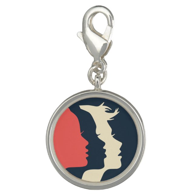 Women's March Sacramento Charm (Front)