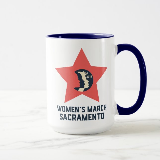 Women's March Sacramento Mug (Right)