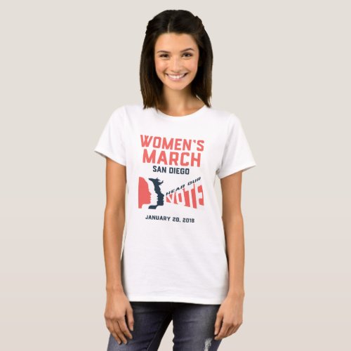 Womens March San Diego Official March T_Shirt