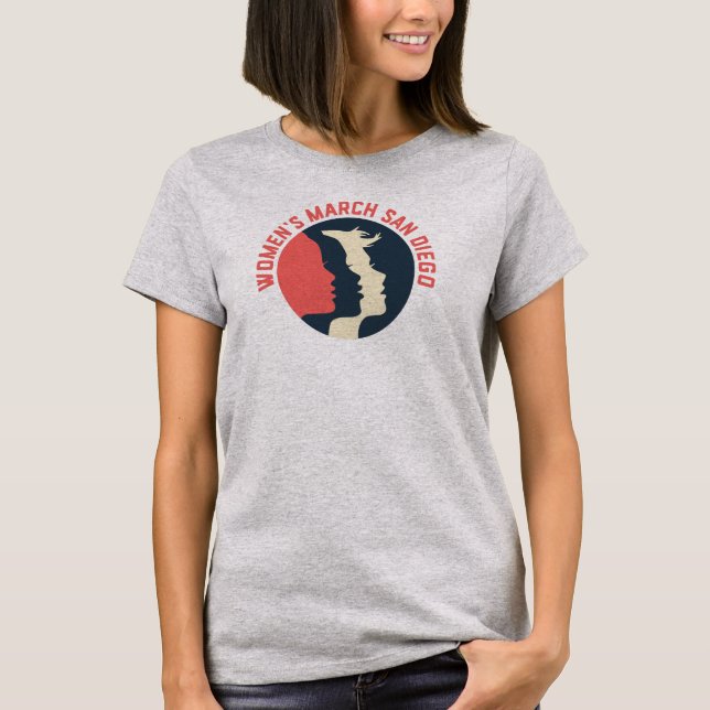 Women's March San Diego Official T-Shirt (Front)