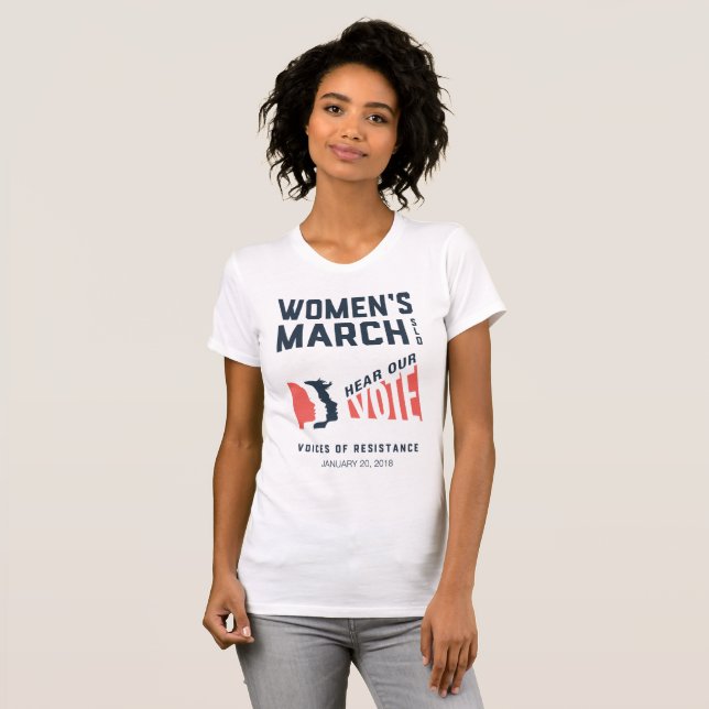 Women's March SLO - January 2018 Event Shirt (Front Full)