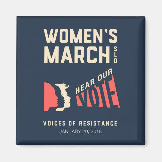 Women's March SLO January Event Magnet