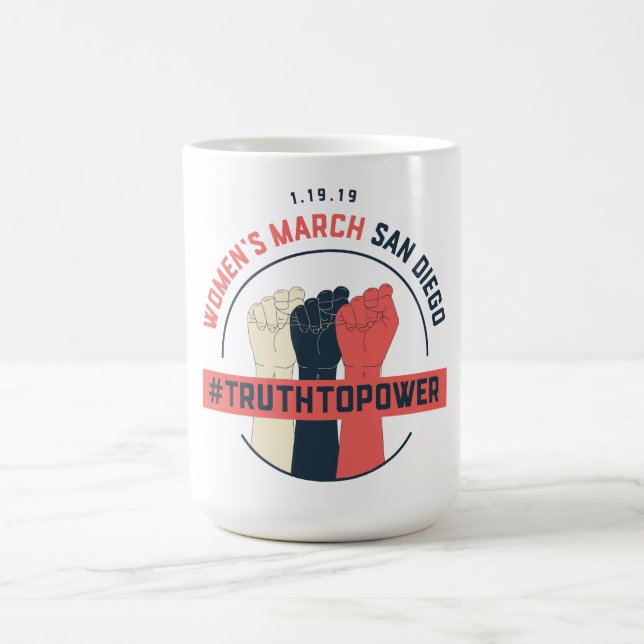 Women's March Truth to Power Coffee Mug (Center)