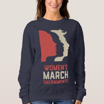 Women's March Unisex Crewneck Sweater by WomensMarchSac at Zazzle