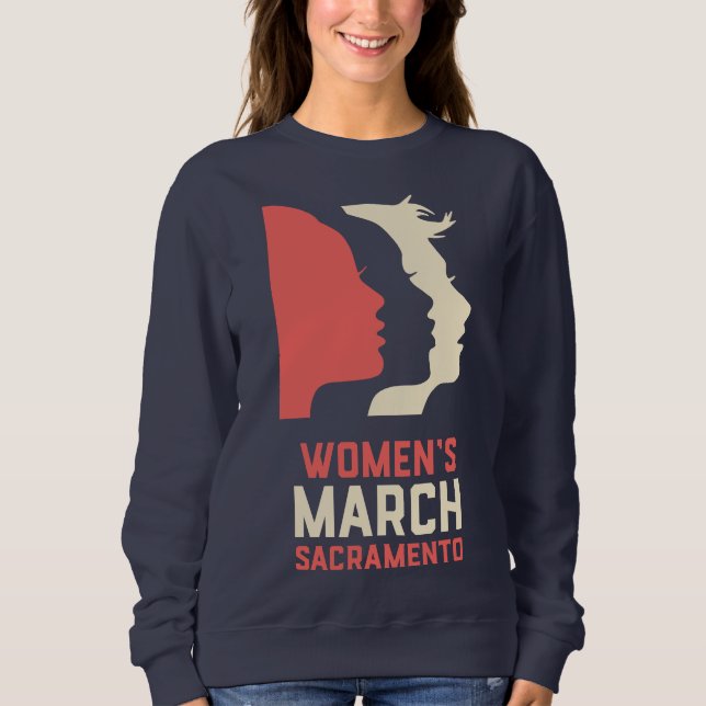Women's March Unisex Crewneck Sweater (Front)