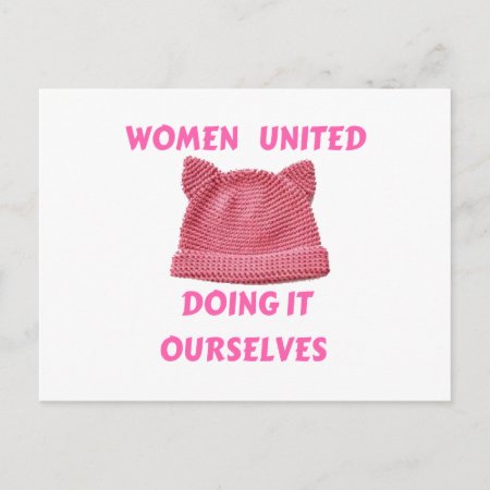 Women's March Untied Doing It Ourselves Postcard