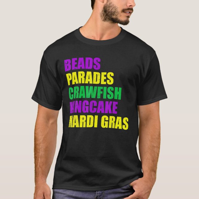 Womens Mardi Gras Mardi Gras Clothing For Men Clas T-Shirt (Front)