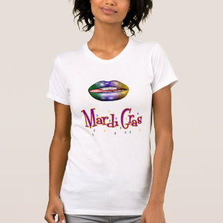 Women's Mardi Gras t-shirt with Lips